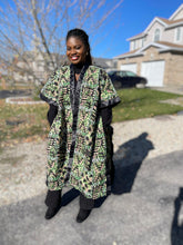 Load image into Gallery viewer, African Print Ankara Kimono One Size Dress - Kiekie Kimono 2.0 (010)