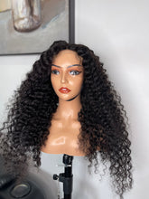 Load image into Gallery viewer, Deep Wave 4x4 Closure Lace Glueless Wigs 200% Density 100% Human Hair