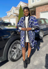 Load image into Gallery viewer, African Print Ankara Kimono One Size Dress - Kiekie Kimono (013)