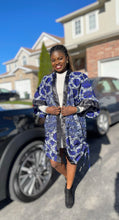 Load image into Gallery viewer, African Print Ankara Kimono One Size Dress - Kiekie Kimono (013)