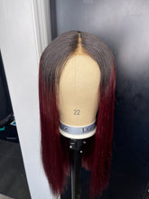 Load image into Gallery viewer, Bone Straight 42x6 Transparent Lace Closure Glueless Wigs 230% Density 100% Human Hair 1/99j