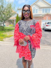 Load image into Gallery viewer, Diora 08 - Beautiful African Print Ankara dress