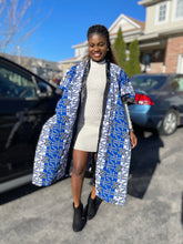 Load image into Gallery viewer, African Print Ankara Kimono One Size Dress - Kiekie Kimono 2.0 (006) 100% Cotton