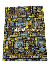 Load image into Gallery viewer, Polyester/Cotton African Print/Ankara fabric 015