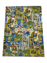 Load image into Gallery viewer, Polyester/Cotton African Print/Ankara fabric 001