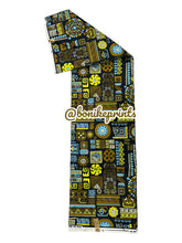 Load image into Gallery viewer, Polyester/Cotton African Print/Ankara fabric 015