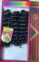 Load image into Gallery viewer, Savanna Deep Wave Best Synthetic Hair 10inch crochet braids