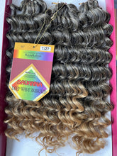 Load image into Gallery viewer, Savanna Deep Wave Best Synthetic Hair 10inch crochet braids