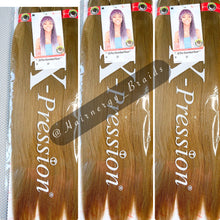 Load image into Gallery viewer, X-Pression Pre-stretched Hair Braiding Extensions 50" Color 27