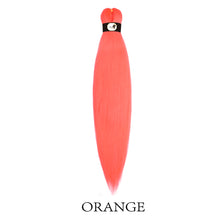 Load image into Gallery viewer, Hairnergy Braids Pre-Stretched 56'' Braiding Hair Extensions (color Orange)