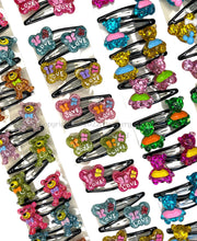 Load image into Gallery viewer, 5 pairs Kid's Snap Clip Hair and Braids accessories 10Pcs