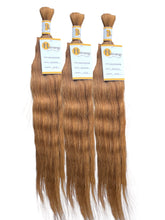 Load image into Gallery viewer, Wet and Wave Braid Hair Bulk 100% Human Hair Extensions Bulk for Braiding 50g
