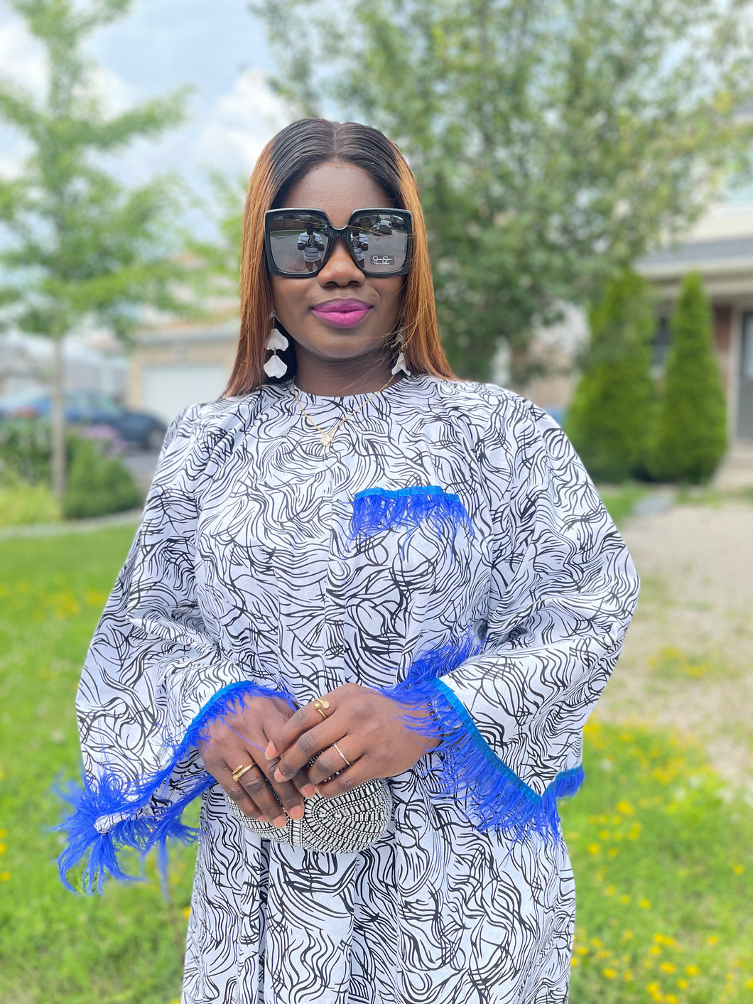 Diora 05 - Beautiful African Print Ankara dress