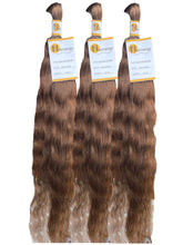 Load image into Gallery viewer, Wet and Wave Braid Hair Bulk 100% Human Hair Extensions Bulk for Braiding 50g
