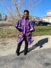 Load image into Gallery viewer, African Print Ankara Kimono One Size Dress - Kiekie Kimono (004)
