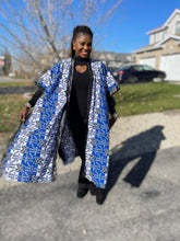 Load image into Gallery viewer, African Print Ankara Kimono One Size Dress - Kiekie Kimono 2.0 (006) 100% Cotton
