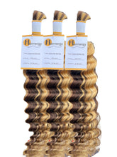 Load image into Gallery viewer, Deep Wave Bulk Hair Extensions for Braiding 100% Human Hair 50g
