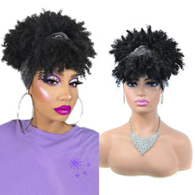 Load image into Gallery viewer, Afro Curly Headband Afro Fluffy Wig. Style 1
