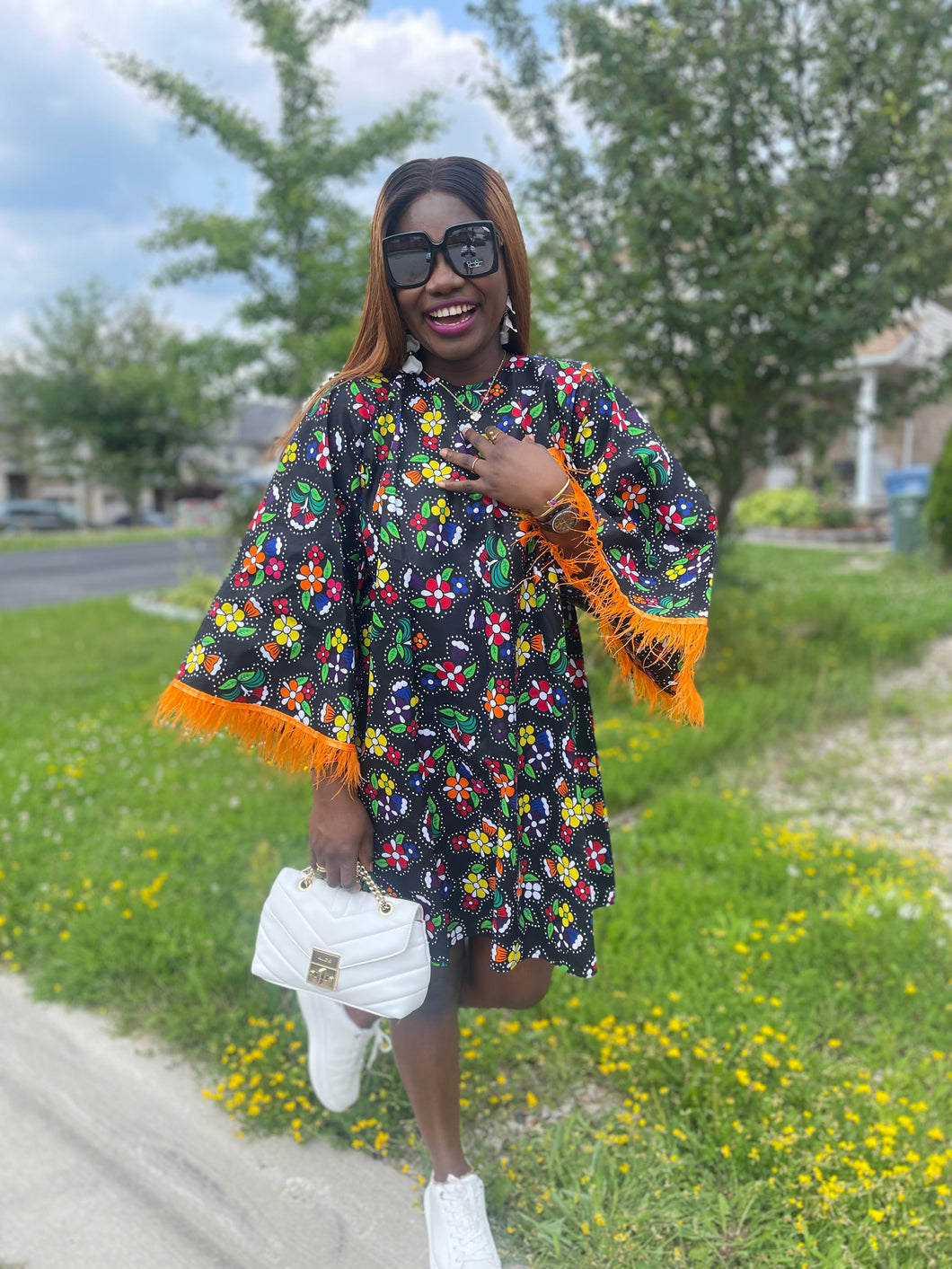 Diora 07 - Beautiful African Print Ankara dress