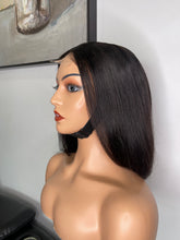 Load image into Gallery viewer, Straight Bob Wig Lace Closure Glueless Wigs 230% Density 100% Human Hair
