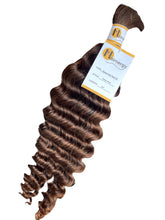 Load image into Gallery viewer, Deep Wave Bulk Hair Extensions for Braiding 100% Human Hair 100g
