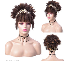 Load image into Gallery viewer, Afro Curly Headband Afro Fluffy Wig. Style 1
