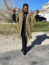Load image into Gallery viewer, African Print Ankara Kimono One Size Dress - Kiekie Kimono (005)

