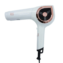 Load image into Gallery viewer, ANNIE Hot &amp; Hotter Ceramic Ionic Turbo 3000 Hair Dryer - White &amp; Rose Gold
