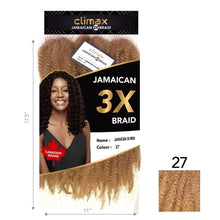 Load image into Gallery viewer, CLIMAX 3X Jamaican Braid⁠ - Afro Kinky Senegalese Twist Hair
