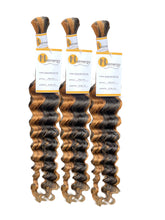 Load image into Gallery viewer, Deep Wave Bulk Hair Extensions for Braiding 100% Human Hair 50g
