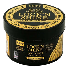 Load image into Gallery viewer, EBIN Braid Formula Lock'n Shine Loc, Twist, Braid Gel [Extreme Firm Hold]
