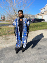 Load image into Gallery viewer, African Print Ankara Kimono One Size Dress - Kiekie Kimono 2.0 (006) 100% Cotton
