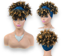 Load image into Gallery viewer, Afro Curly Headband Afro Fluffy Wig. Style 1
