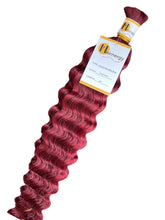 Load image into Gallery viewer, Deep Wave Bulk Hair Extensions for Braiding 100% Human Hair 100g
