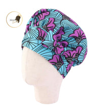 Load image into Gallery viewer, Kids Satin Hair Bonnet Sleep Cap with elastic and extra long tie band
