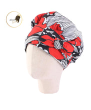 Load image into Gallery viewer, Kids Satin Hair Bonnet Sleep Cap with elastic and extra long tie band

