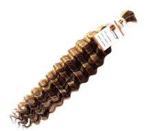 Load image into Gallery viewer, Deep Wave Bulk Hair Extensions for Braiding 100% Human Hair 100g
