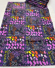 Load image into Gallery viewer, Adire brocade tie dye adire fabric by 5 yards, kampala fabric for craft sewing 014
