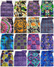 Load image into Gallery viewer, Adire brocade tie dye adire fabric sold by yard, kampala fabric for craft sewing 004
