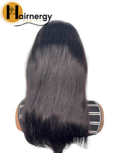 Load image into Gallery viewer, Straight Transparent Lace Human Hair Wig 13x4 free Part 180% Density
