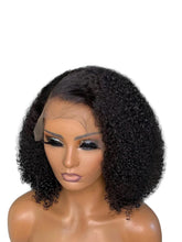 Load image into Gallery viewer, Afro Curly Free Parting 13x4 Lace Frontal Wig
