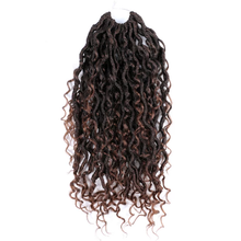 Load image into Gallery viewer, 5 packs River Locs Curly Goddess Locs Crochet Hair Extension- 14 inches
