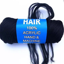 Load image into Gallery viewer, 5pcs African Brazilian Wool Hair Yarn for braids, twist, weaving, locs
