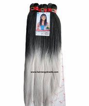 Load image into Gallery viewer, X-Pression Pre-stretched Hair Braiding Extensions 50" Color 1/60
