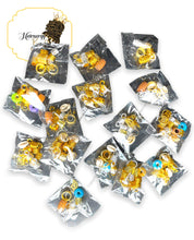 Load image into Gallery viewer, Assorted Dreadlocs and Braids Gold Clips and beads and Hair Accessories Charms

