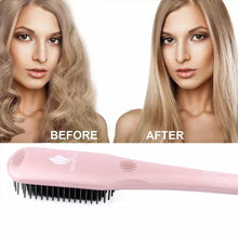 Load image into Gallery viewer, # 1 straightening hair brush - MiroPure hair straightener brush. Model: S102  - CS0523

