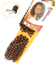 Load image into Gallery viewer, 2pcs Diamon Braid Crochet hair Short Curly Wavy Hair 9 inches
