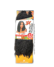 Load image into Gallery viewer, 3x Nu-Pre Fluffed Braid 22" - Afro Kinky Hair - Marley Hair - Jamaican Senegalese Twist Hair
