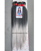 Load image into Gallery viewer, X-Pression Pre-stretched Hair Braiding Extensions 50" Color 1/60
