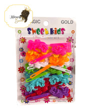 Load image into Gallery viewer, Mixed Colors Assorted Plastic Hair Barrette Bear Shaped Hair Clips
